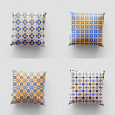 Arabesque Pattern Cushion Case Pack Of 4